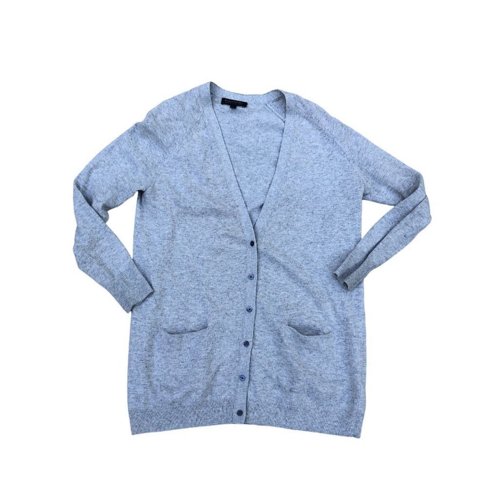 BANANA REPUBLIC Italian Yarn Cardigan Sweater Women's MED Wool Cashmere Blend‌‌‌